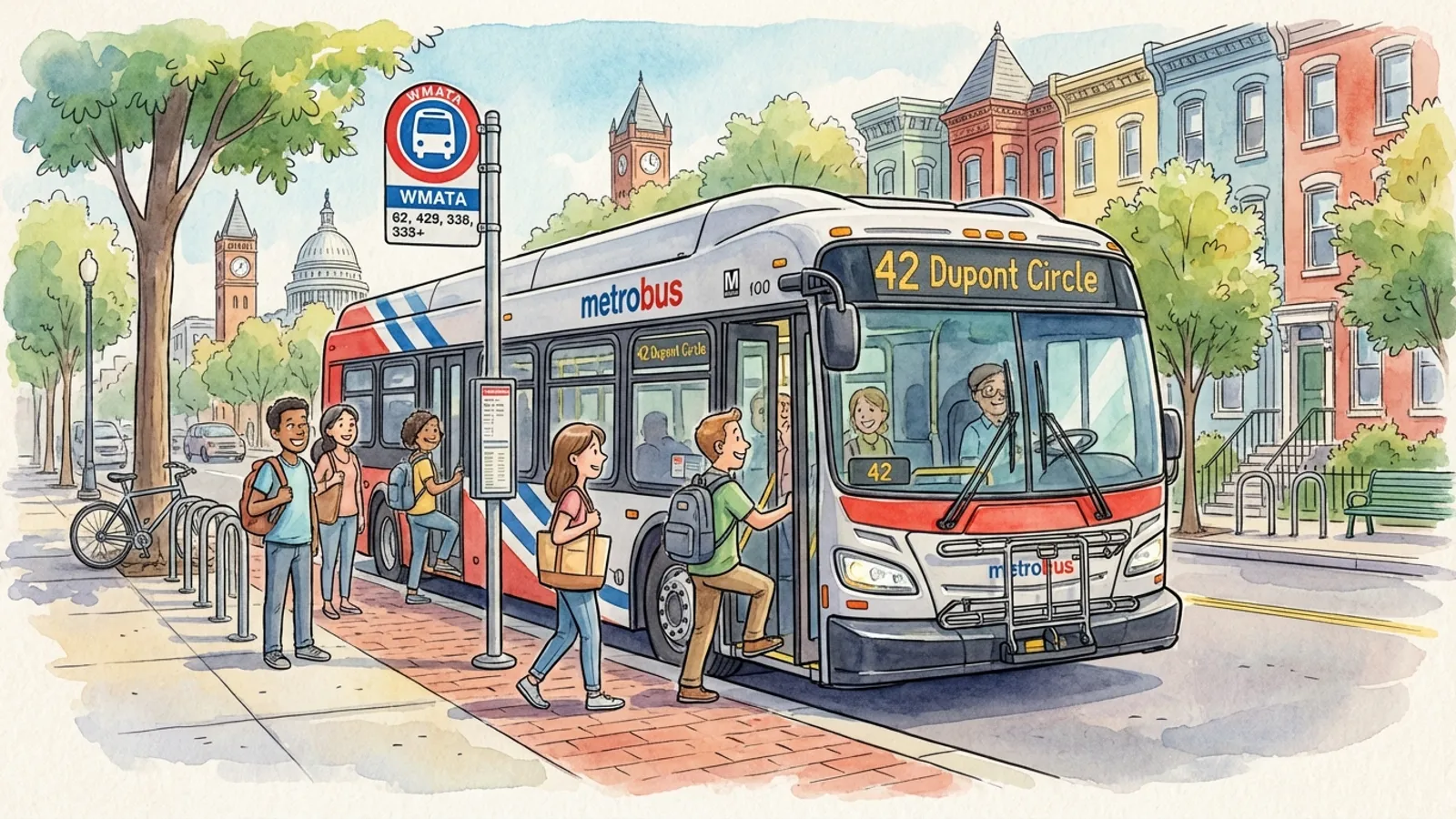DC Bus Stop Returns After Infrastructure Upgrades