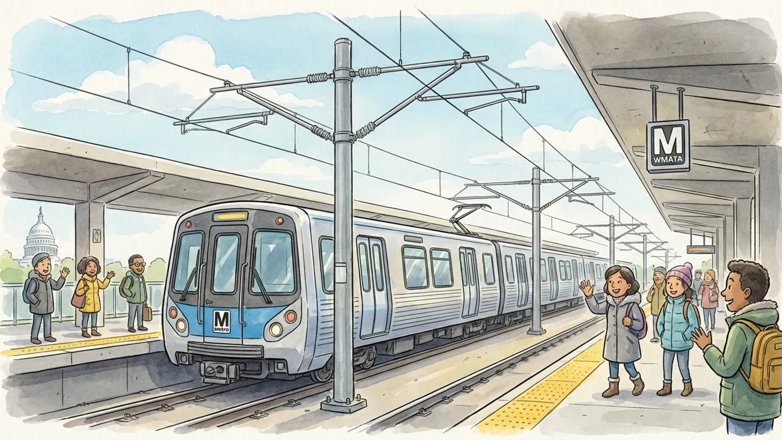 DC Metro Blue Line Adapts After Wire Failure