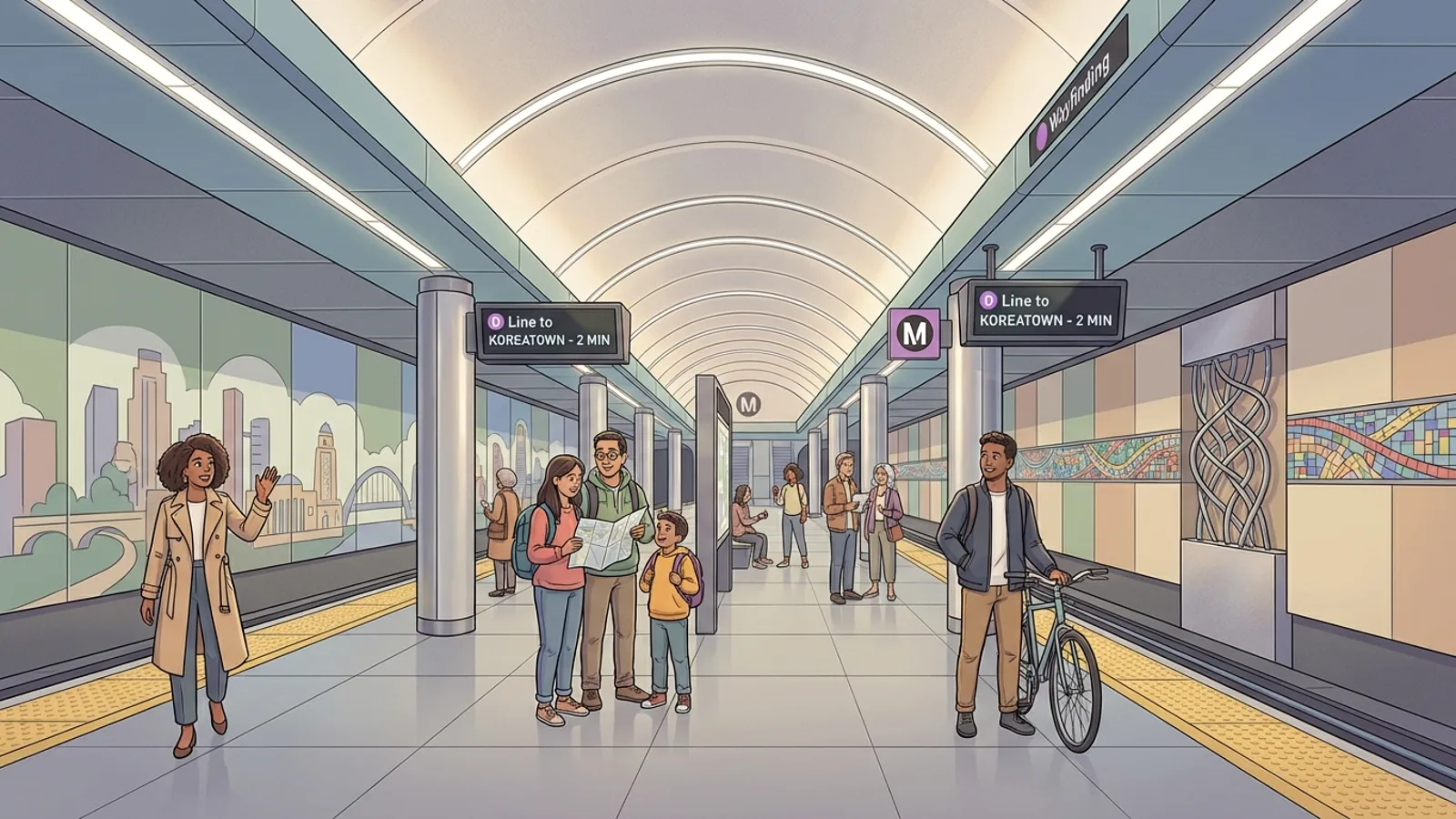 LA Artists Unveil D Line Station Art Vision