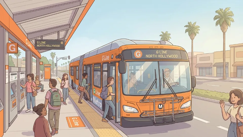LA Metro G Line Upgrades Begin in San Fernando Valley
