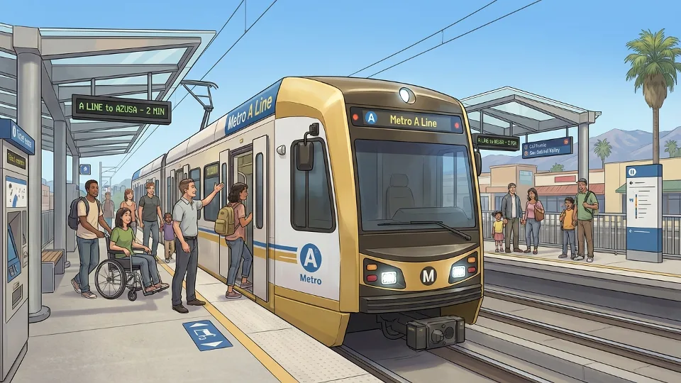 LA Metro A Line Reaches Pomona, Connecting Valley