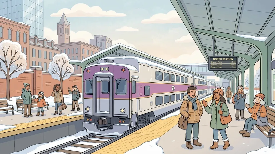Boston Adapts Train Service for Safer Winter Travel