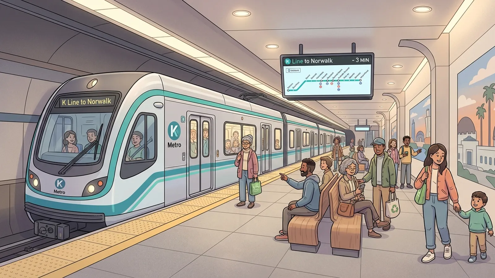 LA Metro K Line Gets Underground Cell Service This Fall