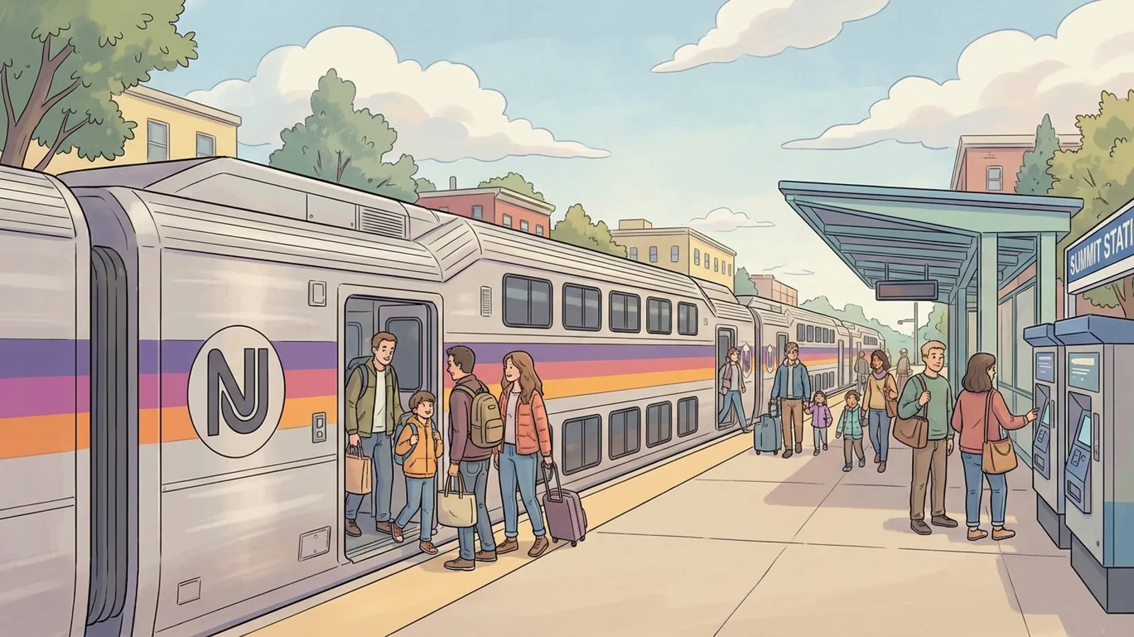 NJ Transit Maps Food Spots to Boost Leisure Travel