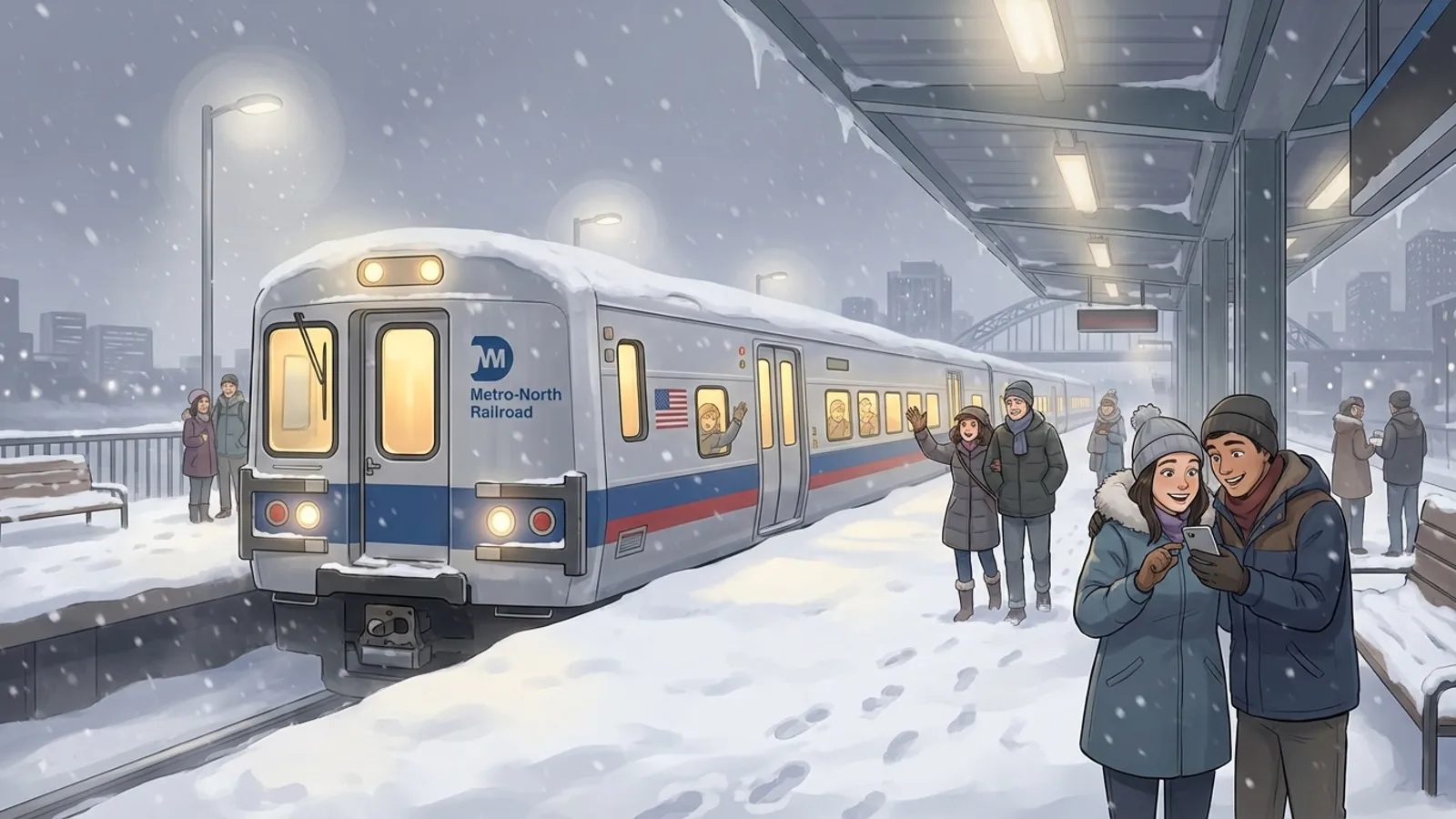 NYC Metro-North Adapts Service as Storm Tests System