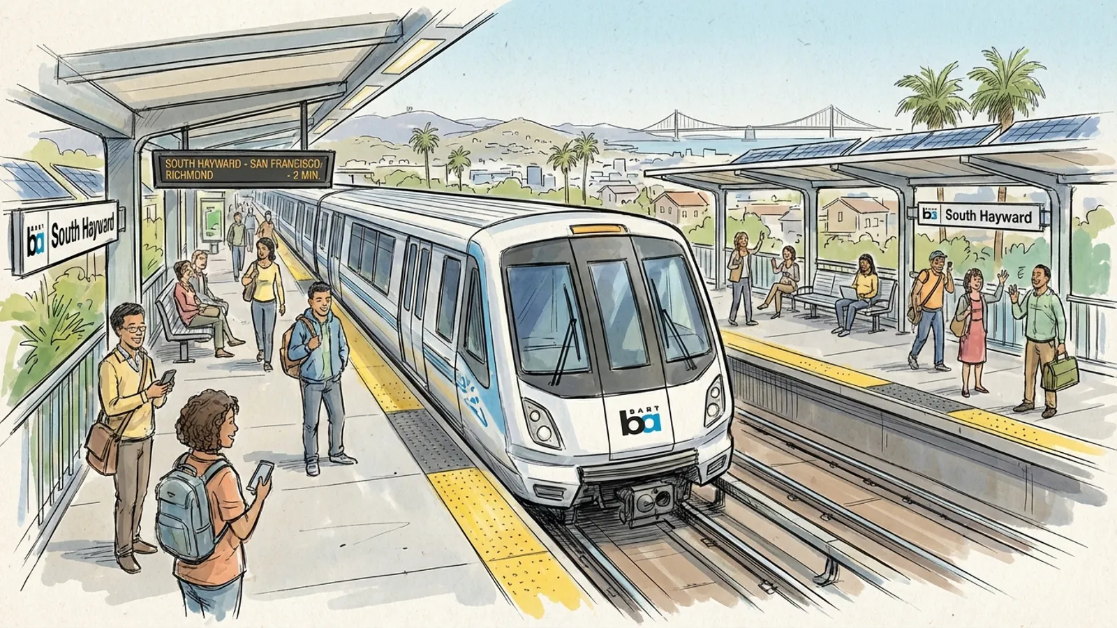 SF BART Adapts South Hayward Station for Riders