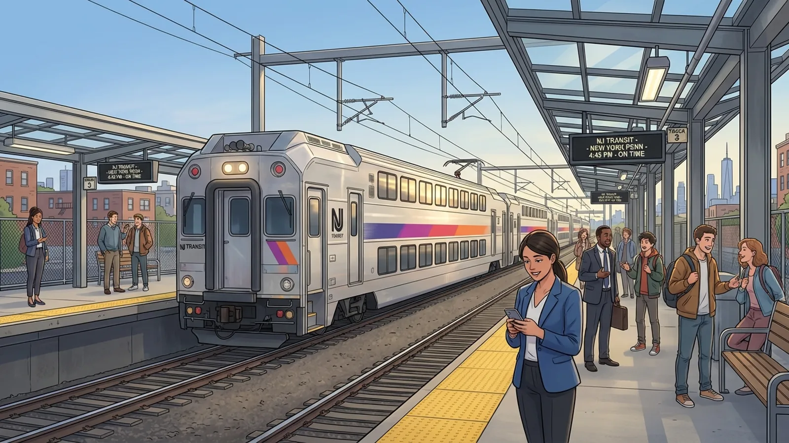 NYC-NJ Transit Halts Sunday — But Service Returns Monday