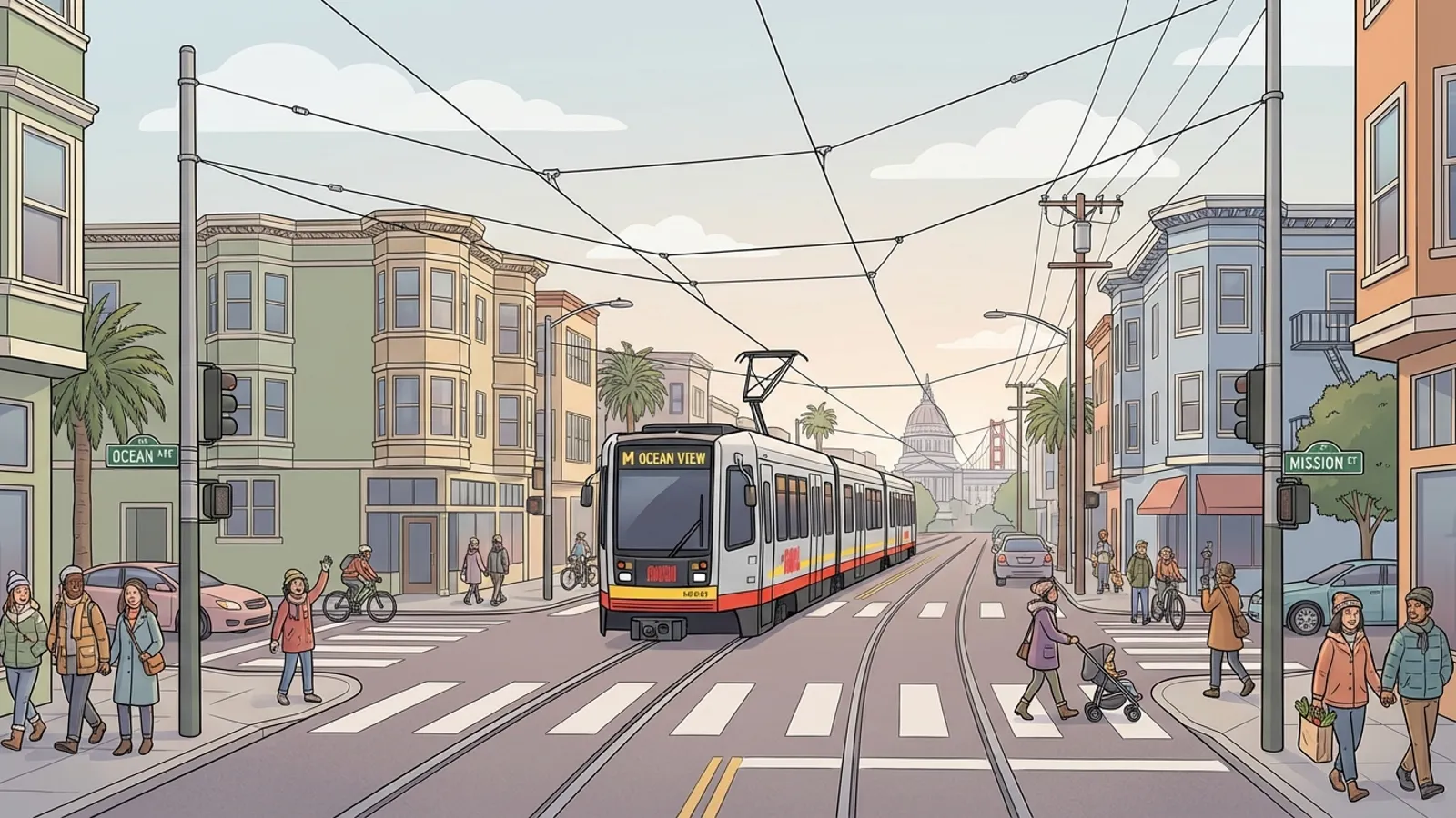 SF MOceanView Train Stall Resolved, Service Restored