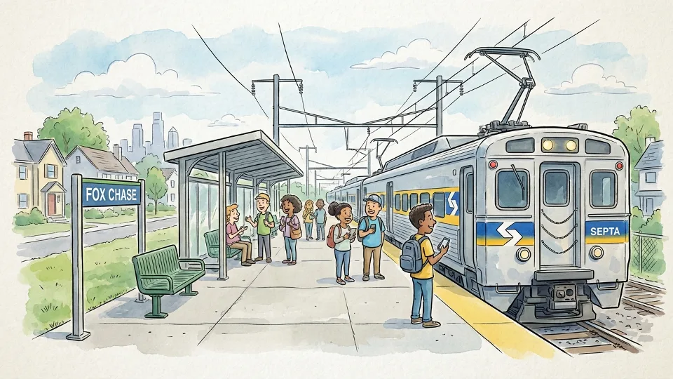 Philadelphia's Fox Chase Line Gets Rail Upgrade