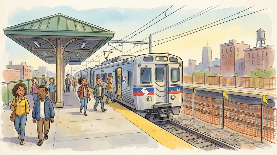 Philadelphia Adds Safety Barrier at Fern Rock Hub