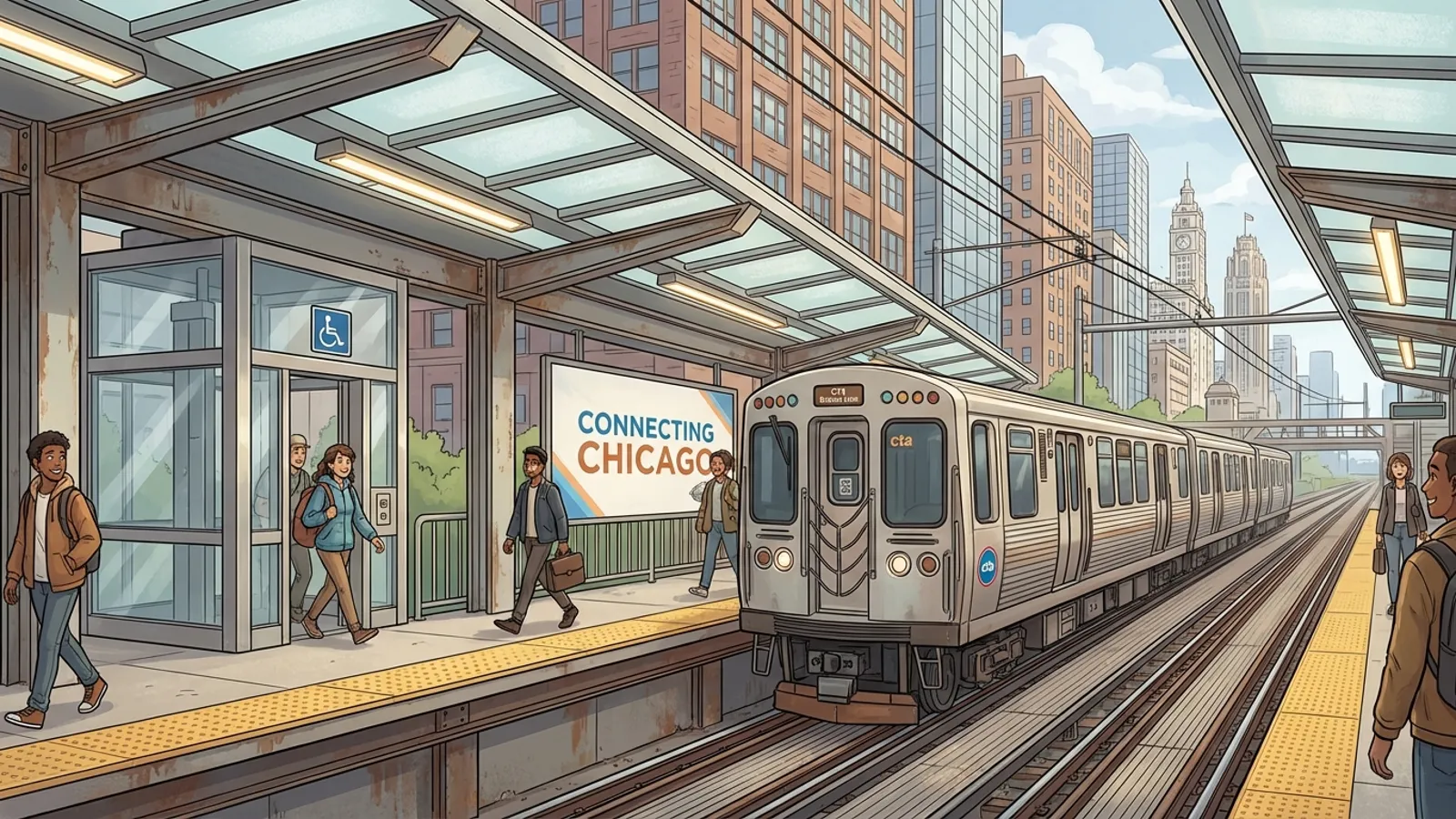 Chicago Brown Line Elevator Out — Repairs Underway