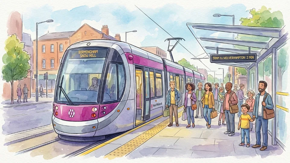 West Midlands Tram Departs Early, Sparks Service Review