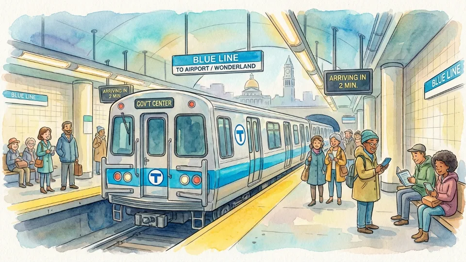 Boston Blue Line Halts — But Riders Find New Routes