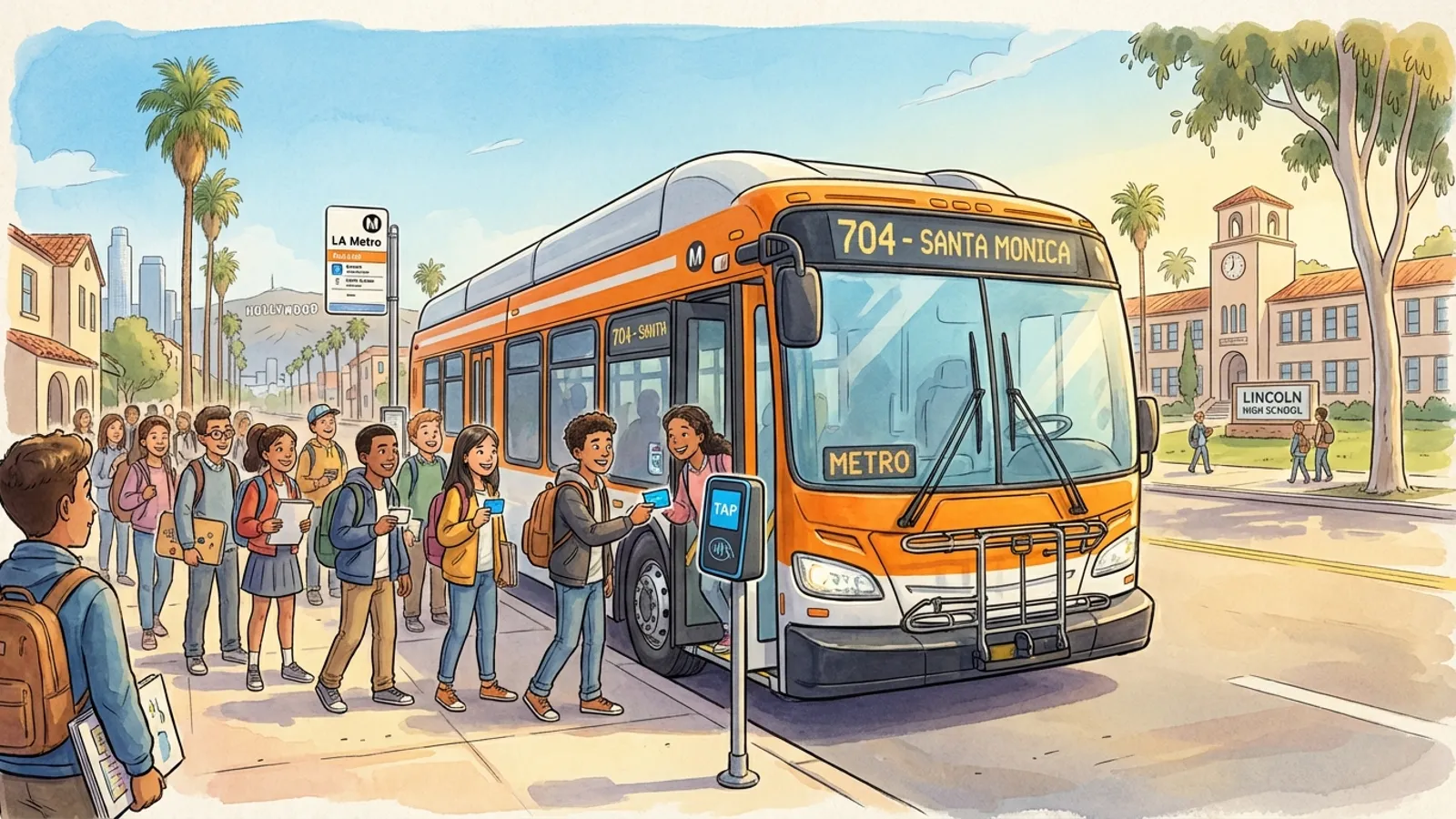 LA Metro GoPass Reaches 500,000 Student Riders