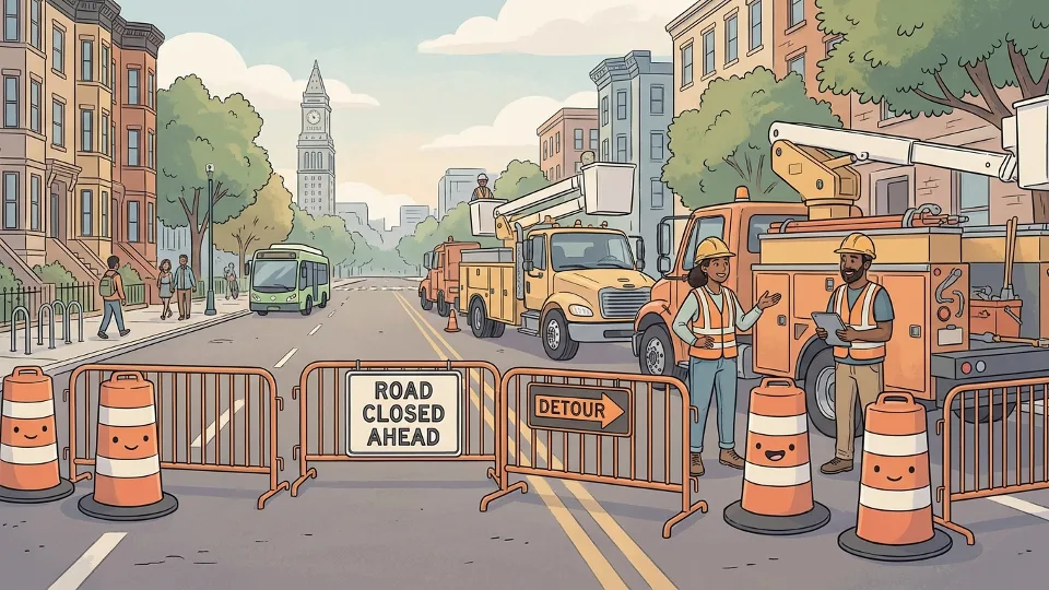 Boston Route 9 Closure Sparks Detour Innovation