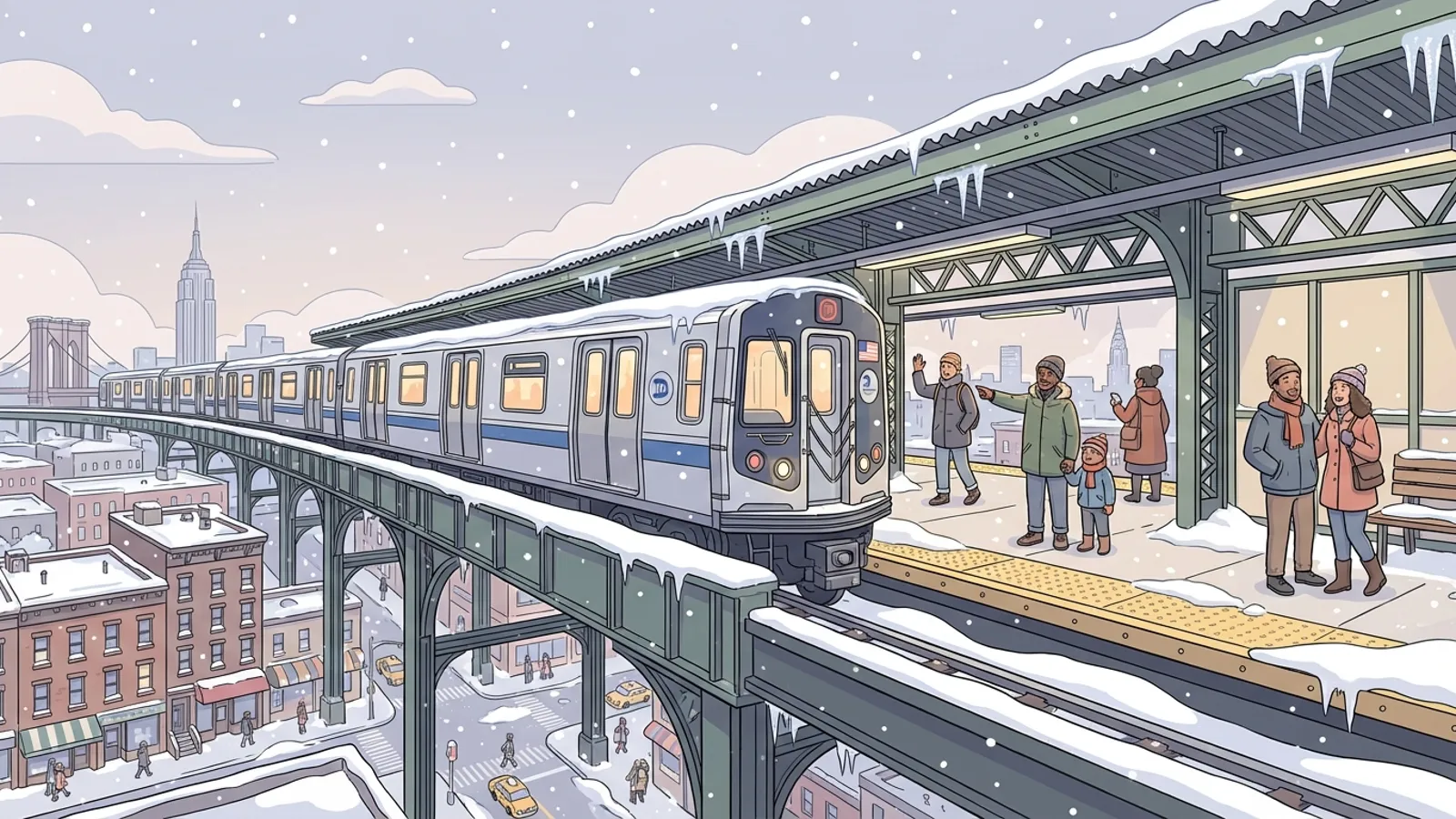 NYC Transit Adapts After Weekend Snow