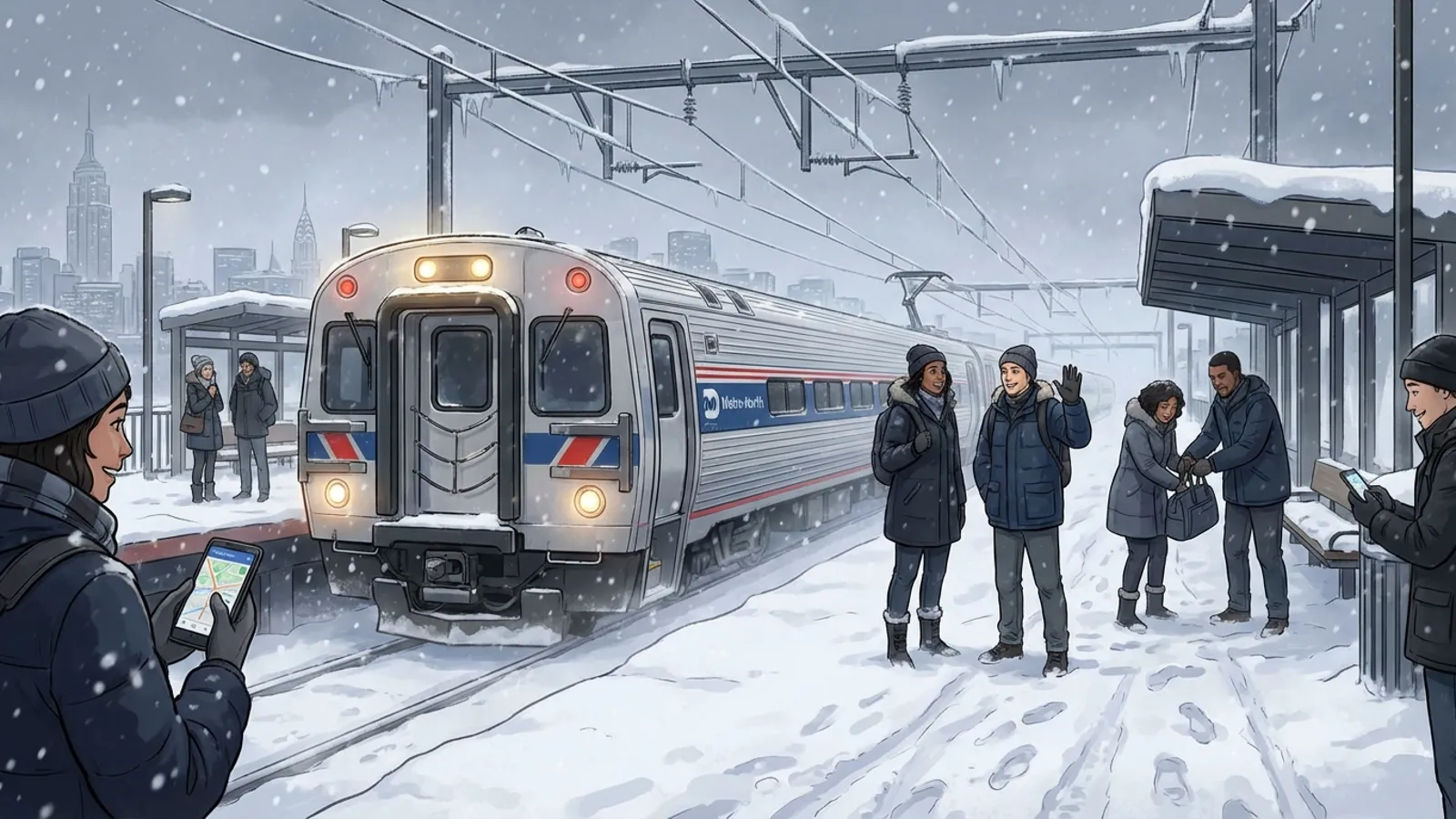 NYC Metro-North Adapts Service as Storm Tests Network