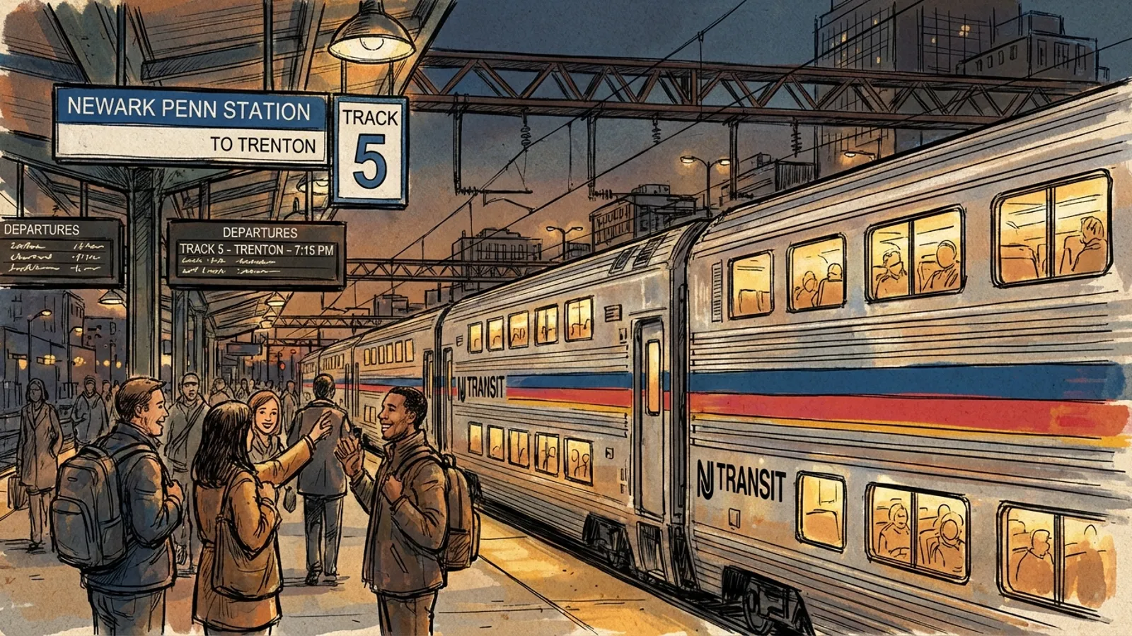 Newark Penn Station Adapts With Nightly Closures