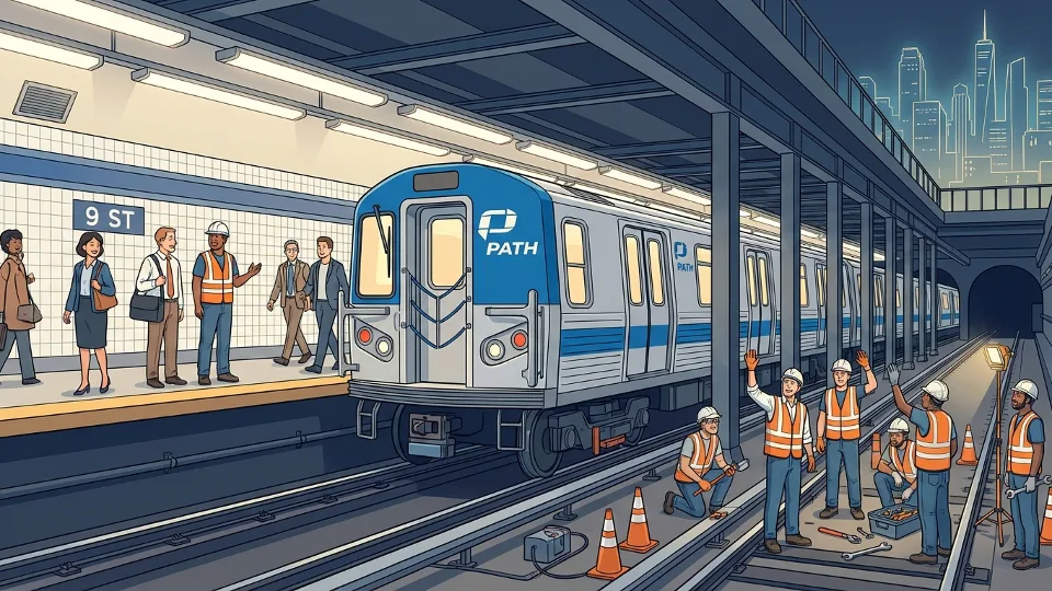 NYC PATH Crews Fix Track, Restore Service Fast