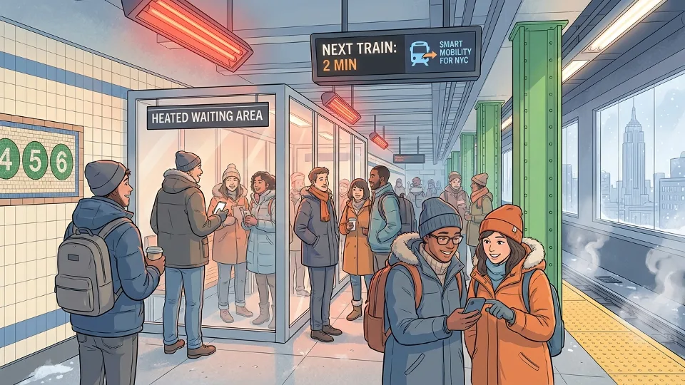 NYC Transit Becomes Warming Hub During Extreme Cold
