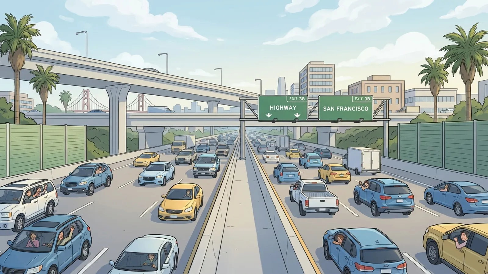 SF Bay Area Road Reopens, Restoring Commuter Access