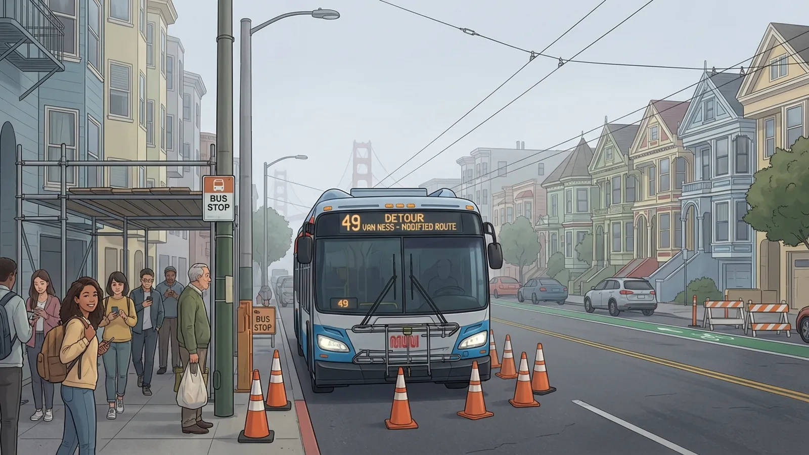 SF Line 22 Detour: Riders Adapt to Route Changes