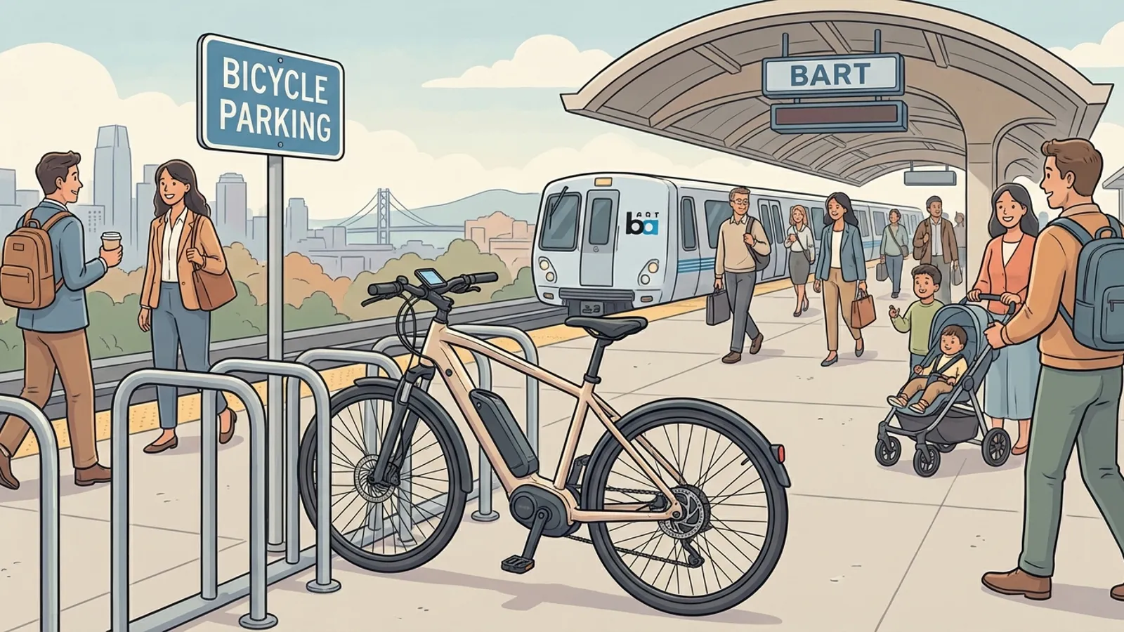 SF BART Launches E-Bikes to Connect Communities