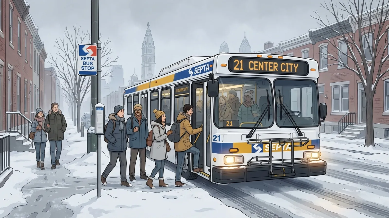 Philadelphia Transit Access Improving After Snow