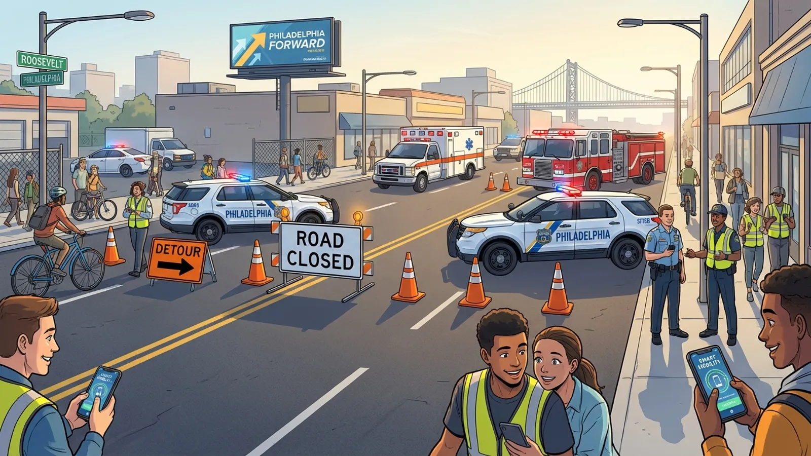 Philadelphia Boulevard Reopens After Fatal Crash