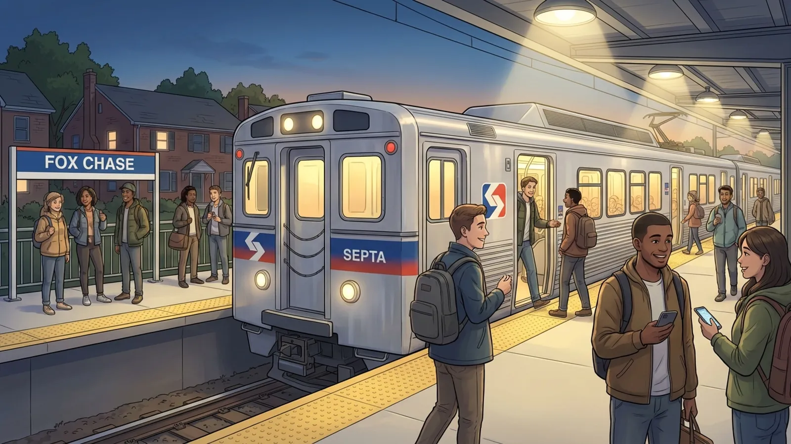 Philadelphia SEPTA Works to Restore Fox Chase Service