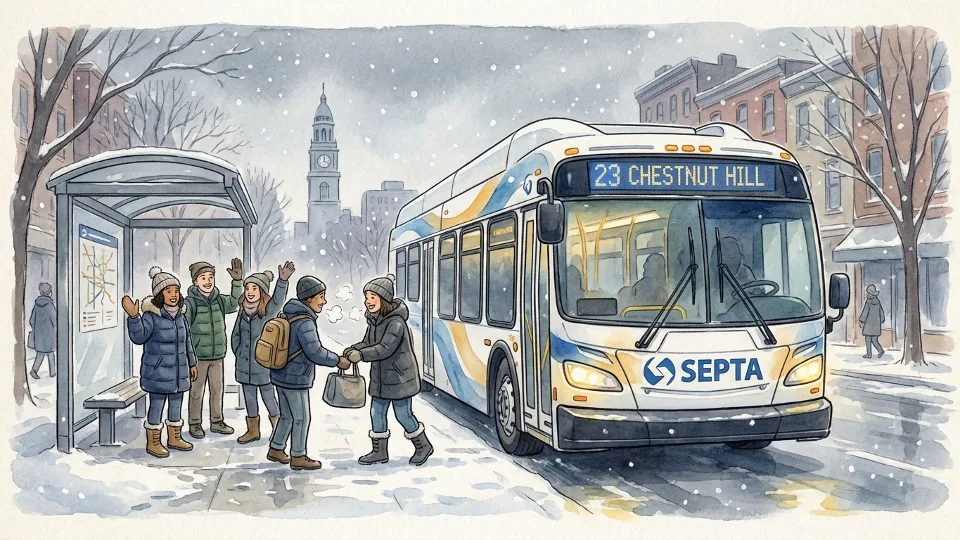 Philadelphia Transit Adapts to 9-Day Deep Freeze