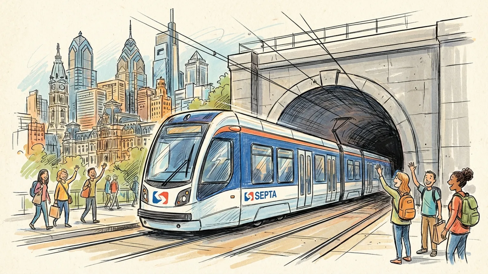 Philadelphia Trolley Tunnel Reopens After Key Repairs