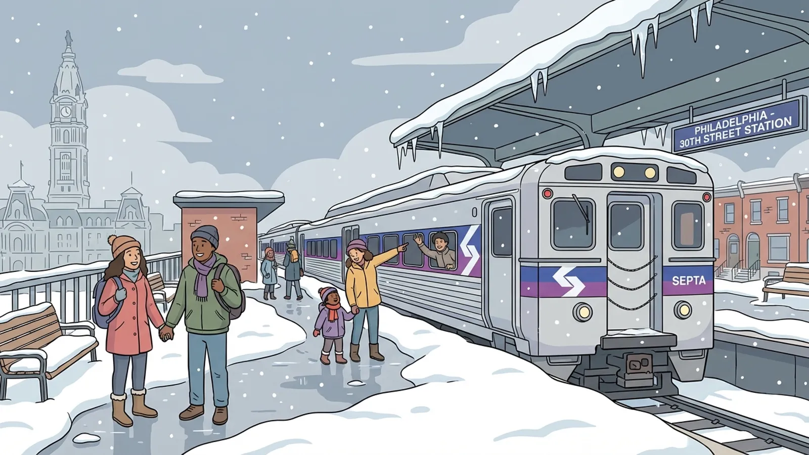 Philadelphia Transit Adapts After Winter Storm