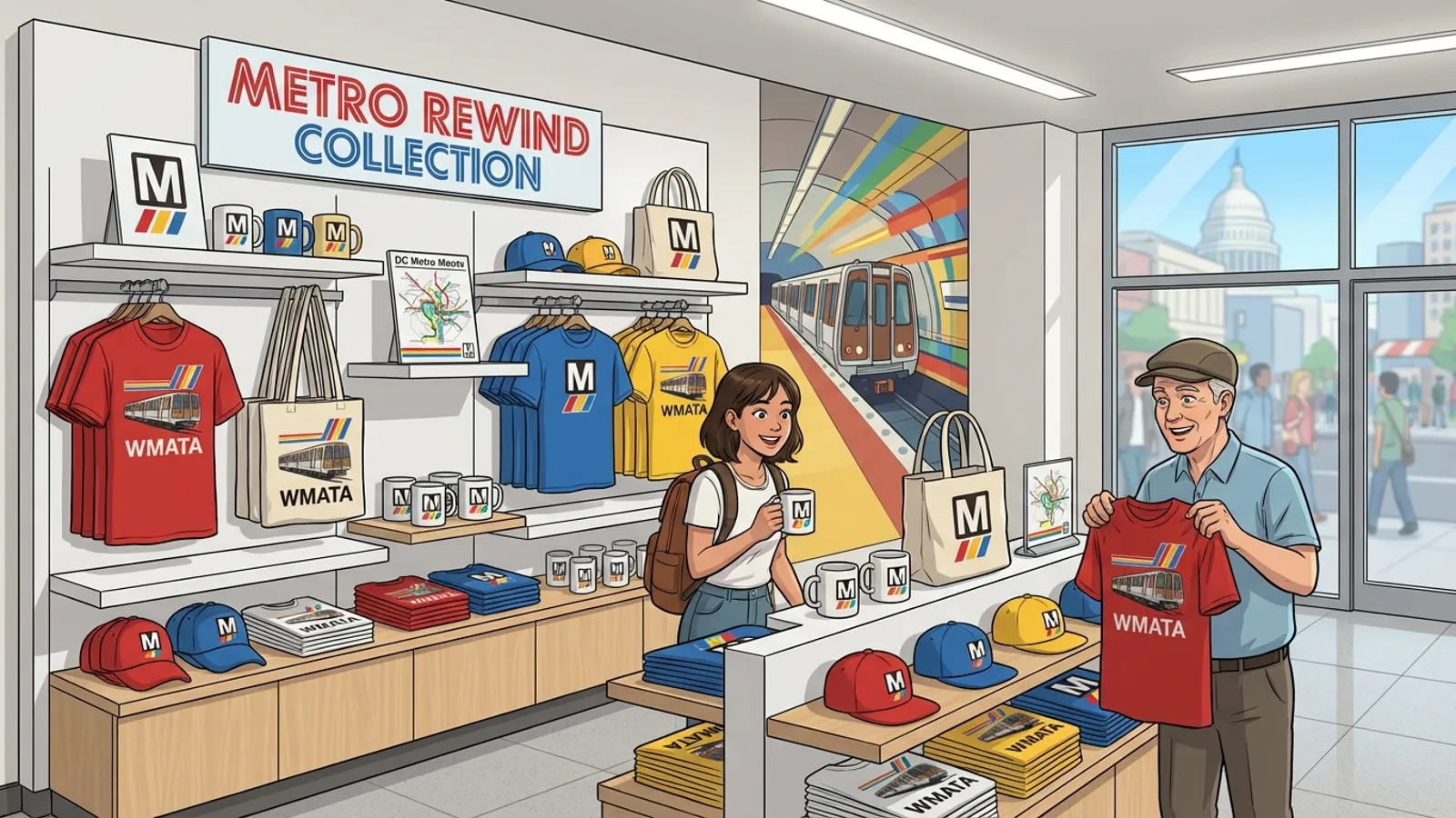 DC Metro Launches Personalized Rewind Merchandise