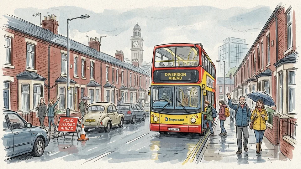 North West Routes Adapt After Police Incident