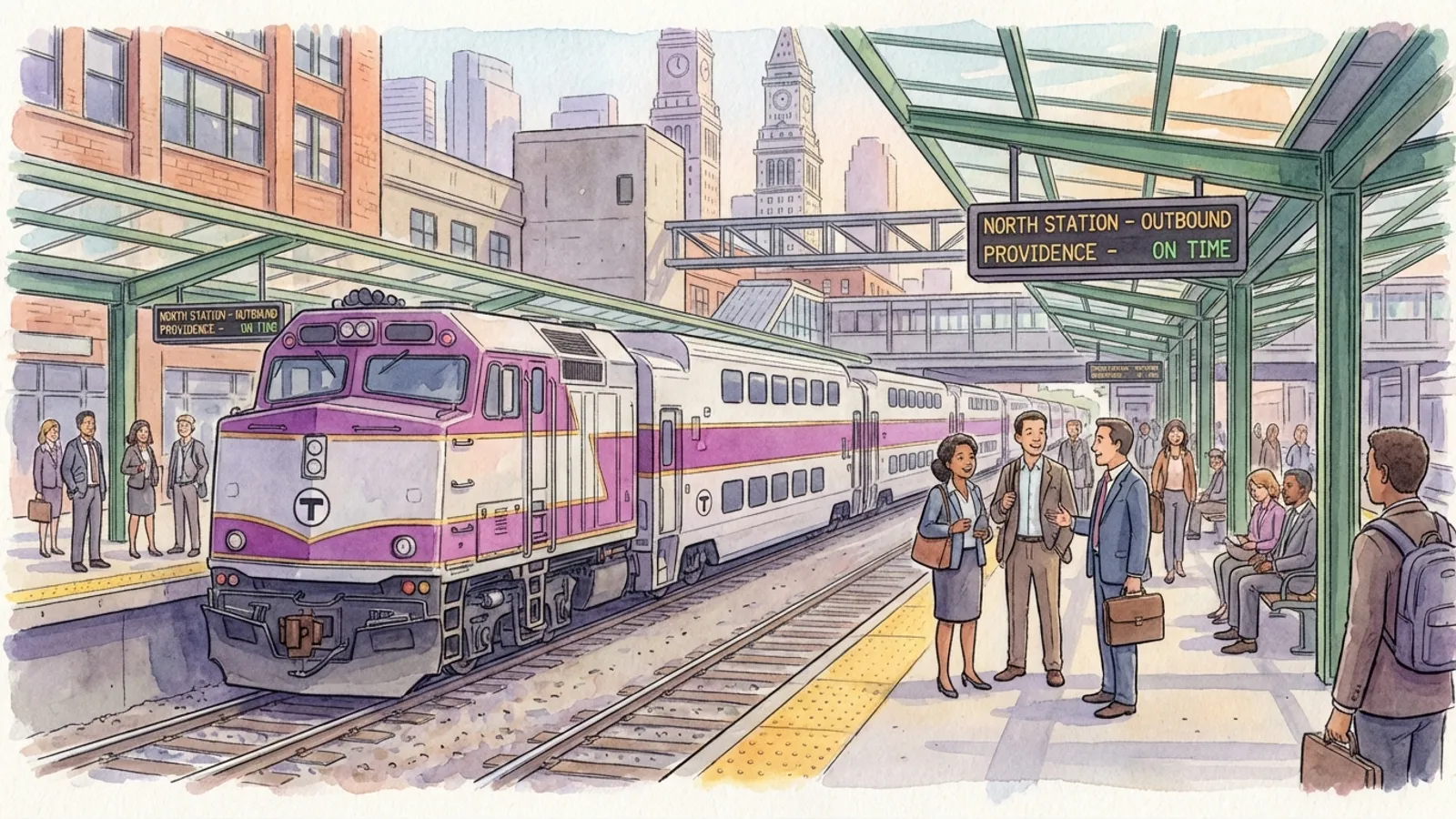 Boston Commuter Rail Info Center Reopens at 6am