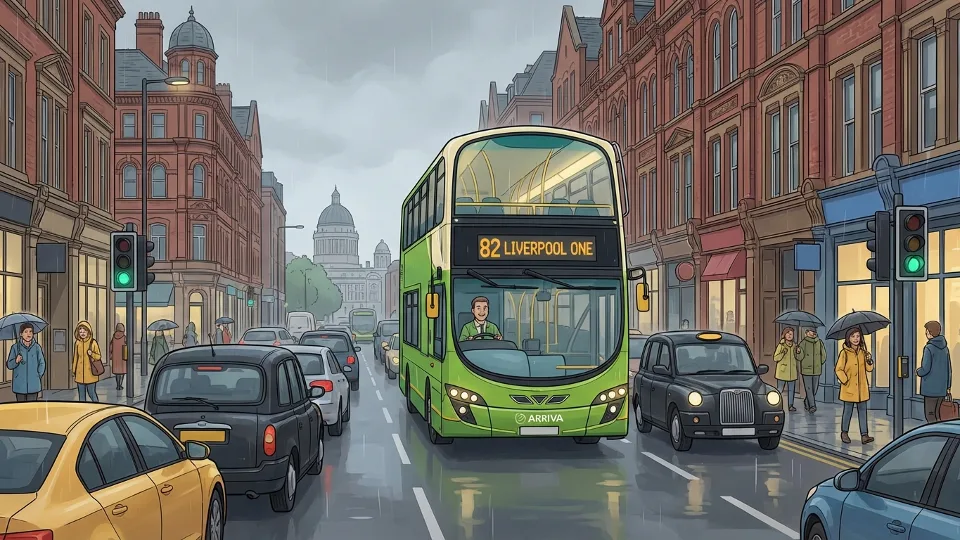 Liverpool Buses Adapt to City Centre Congestion