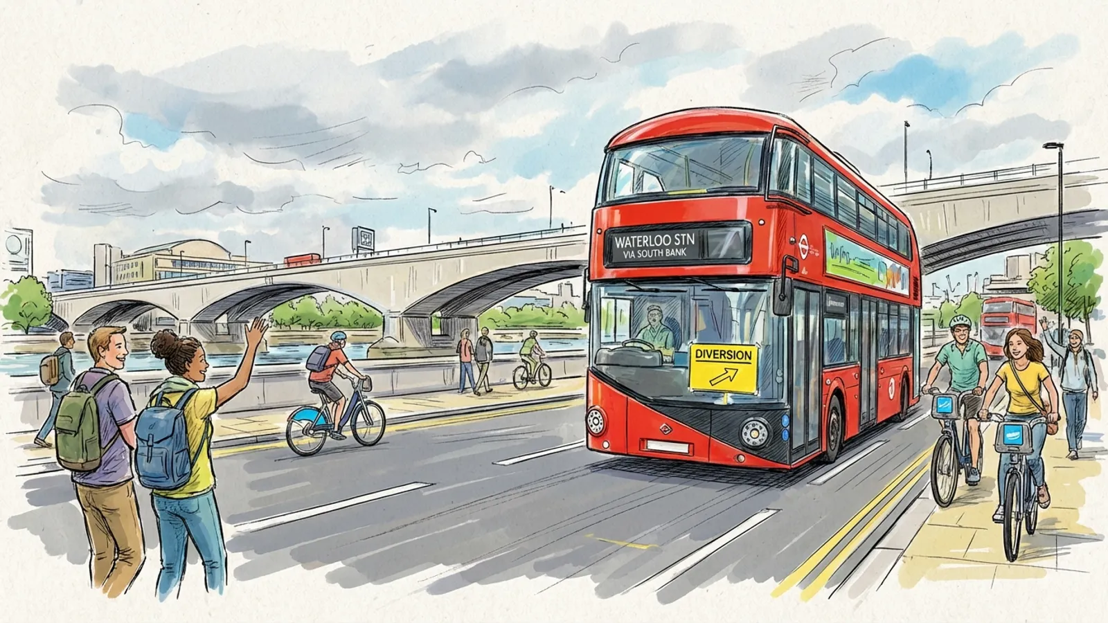 London Apps Update as Waterloo Bridge Closure Evolves