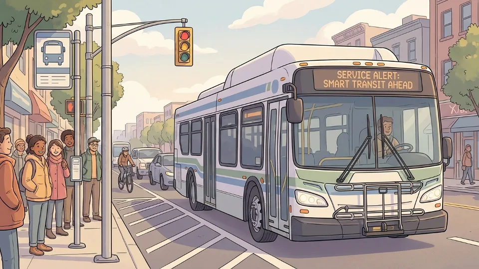 North West Buses Adapt After Traffic Light Failure