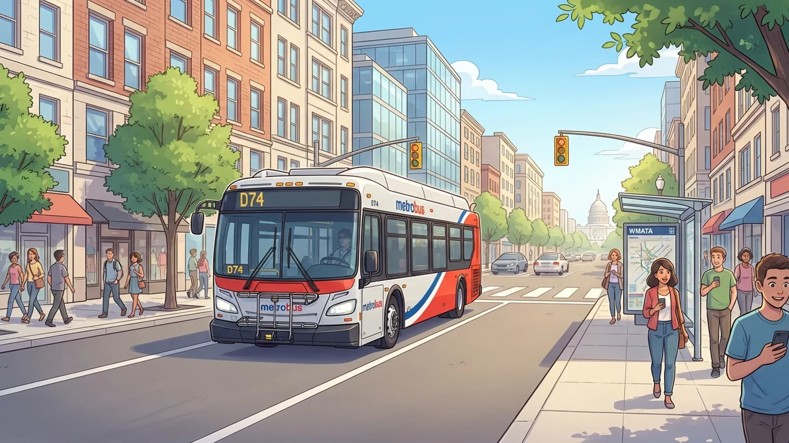 DC-Maryland-Virginia D74 Detour Adapts to Infrastructure Work