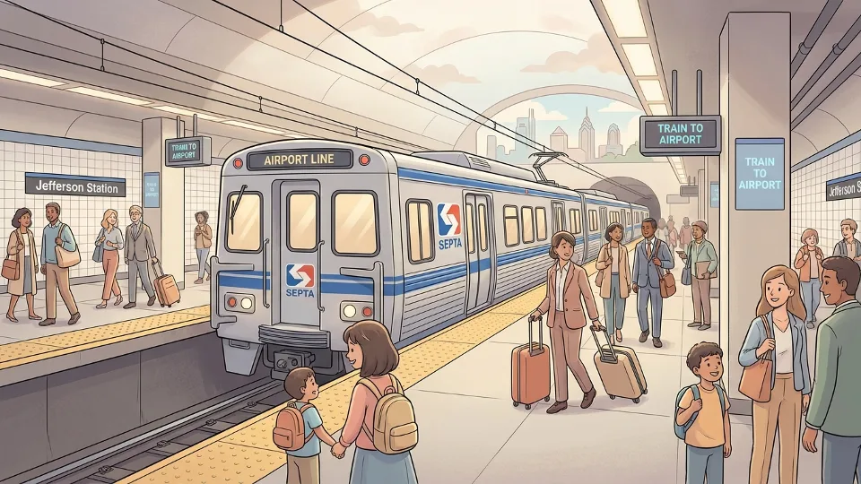 Philadelphia Airport Line Adapts to Saturday Delays