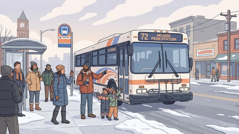Newark Buses Delayed — Real-Time Data Helps Riders Adapt
