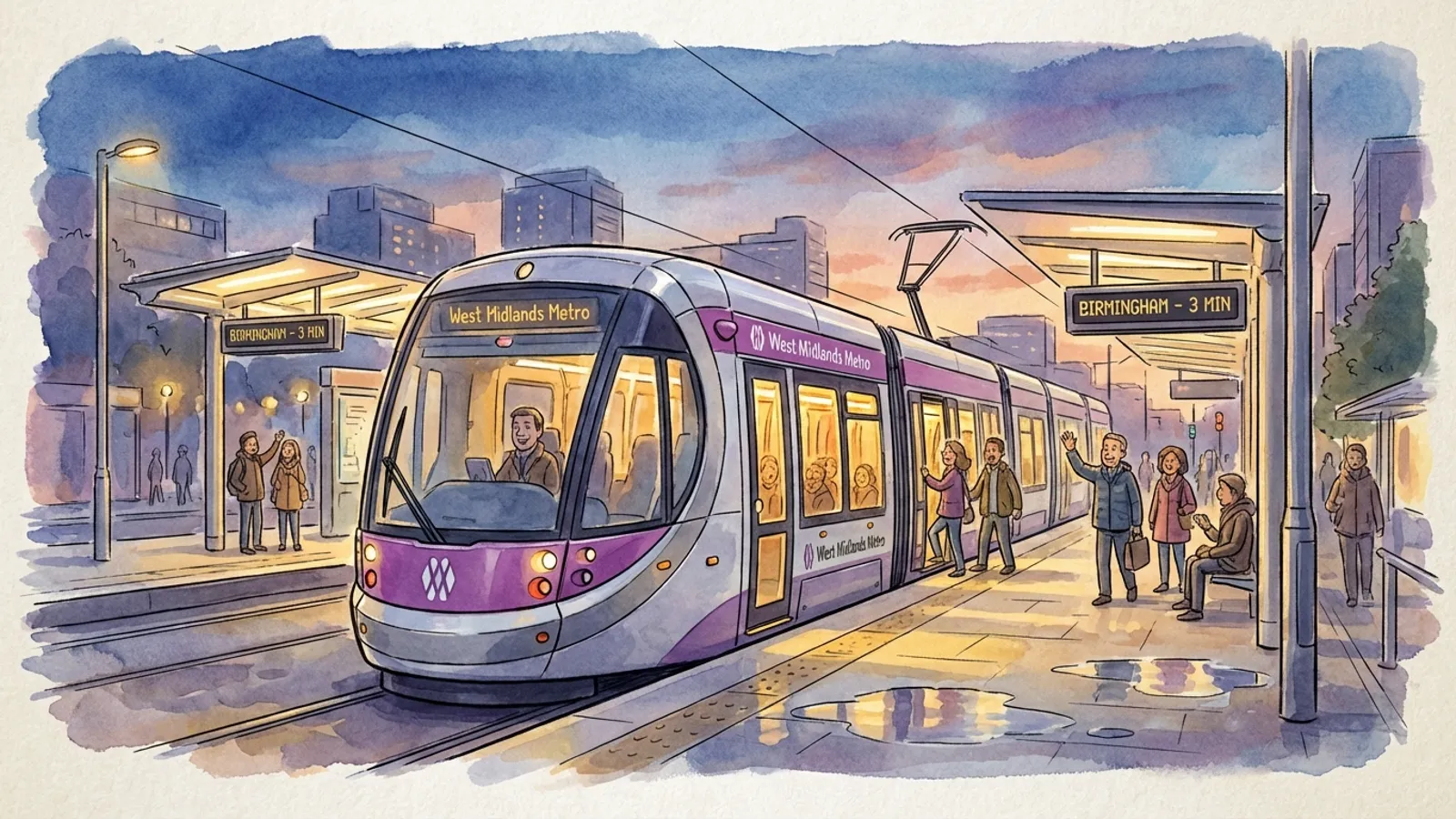 West Midlands Metro Adapts Service Hours to Rider Needs