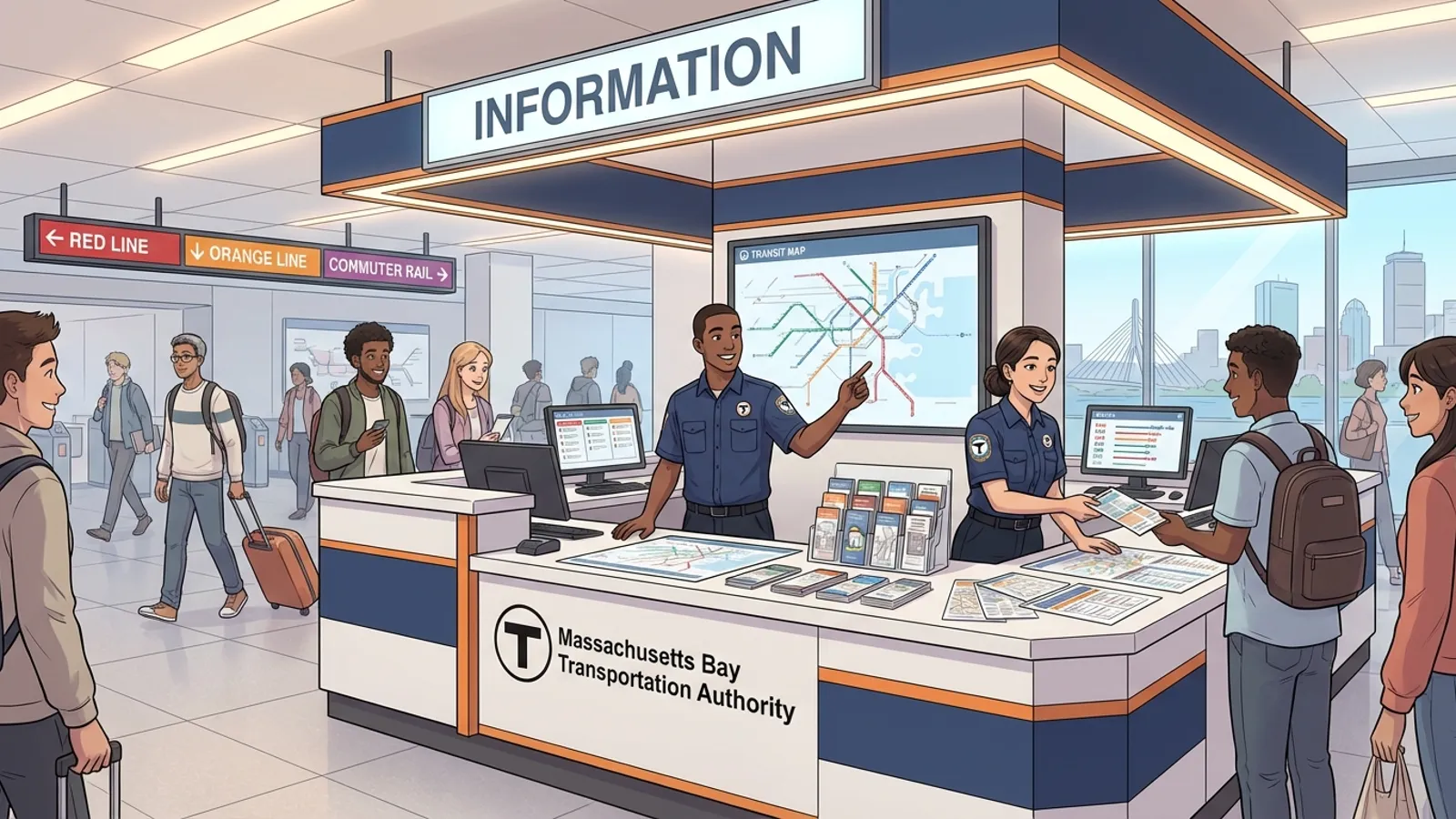 Boston Info Center Reopens Daily at 5 AM