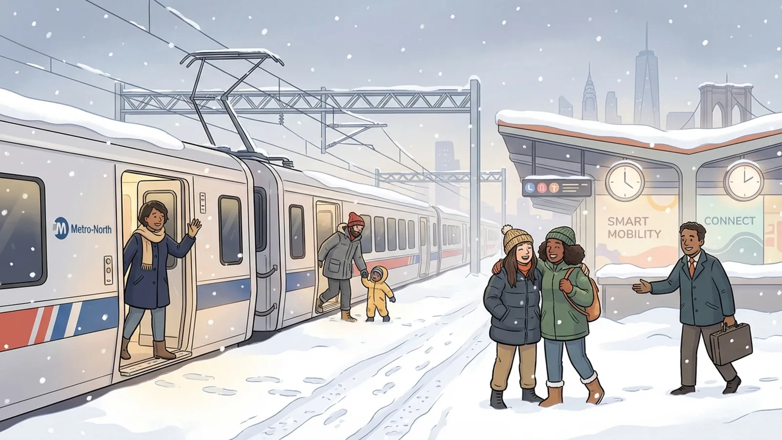 NYC Metro-North Adapts Service for Winter Storm