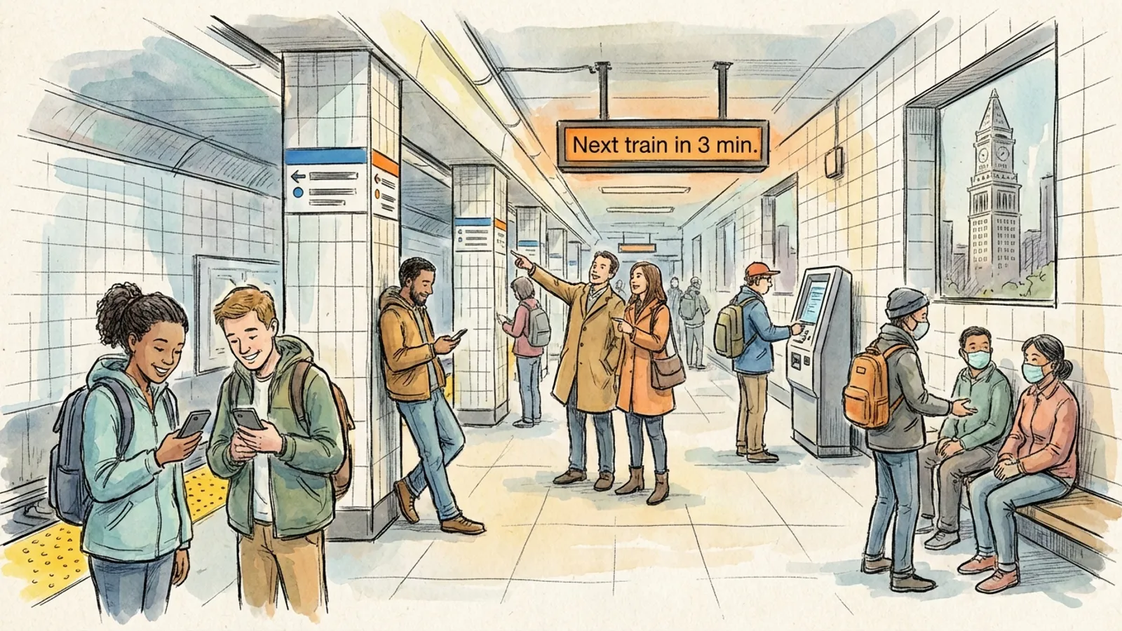 Boston Transit Brings Help to Riders' Phones