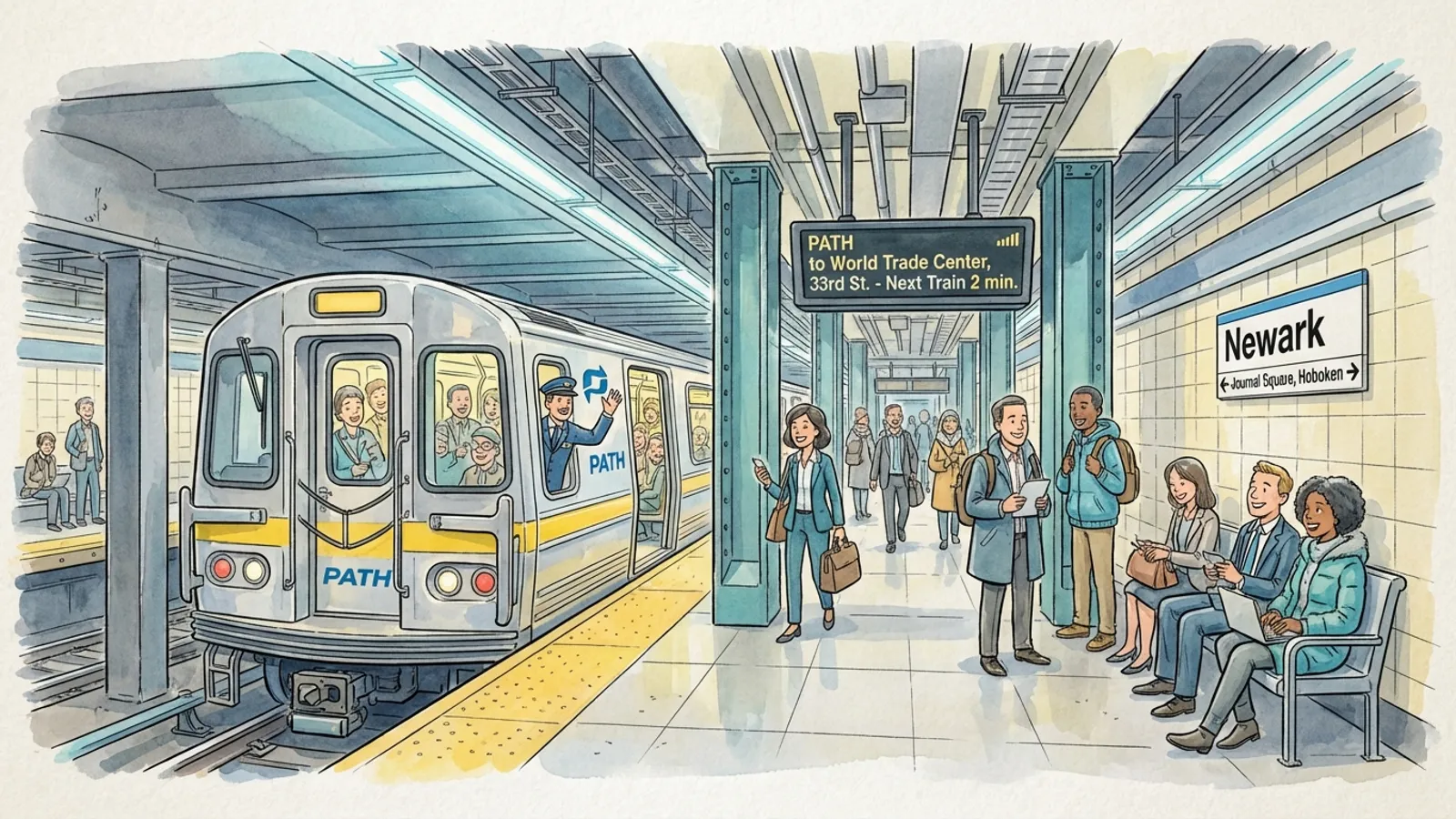 NYC PATH Service Restored After Newark Investigation