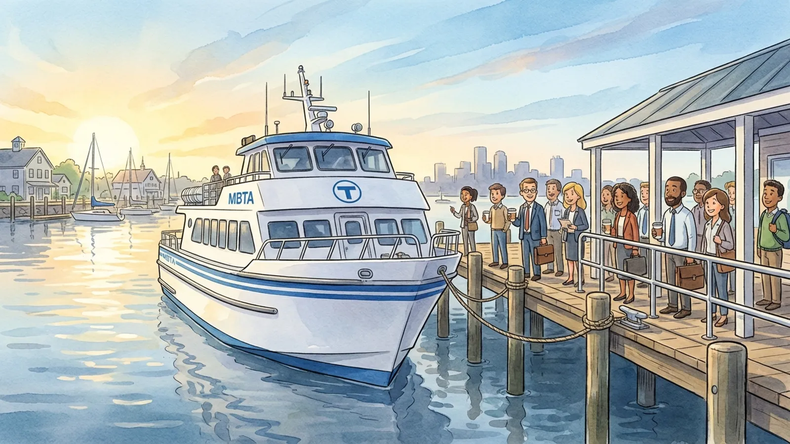 Boston Ferry Disruptions Push Riders to New Routes