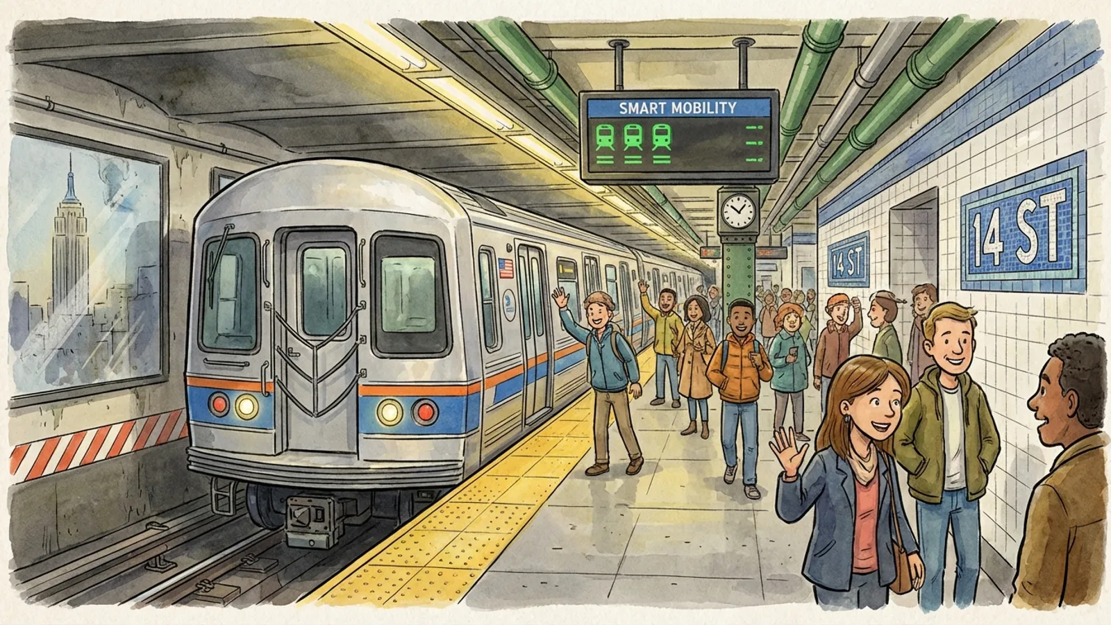 NYC 14 Street Station Adapts With Temporary Track Shift