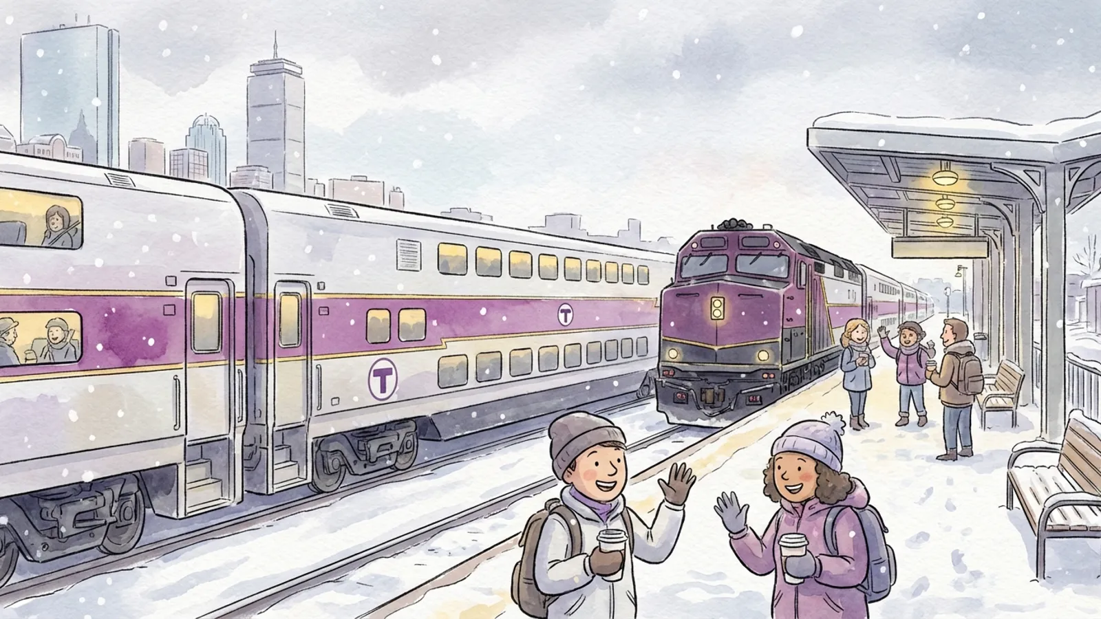 Boston Rail Adapts Service to Keep Riders Safe